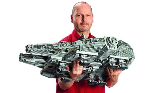 Lego Millenium Falcon - Een afbeelding van de Lego Millenium Falcon